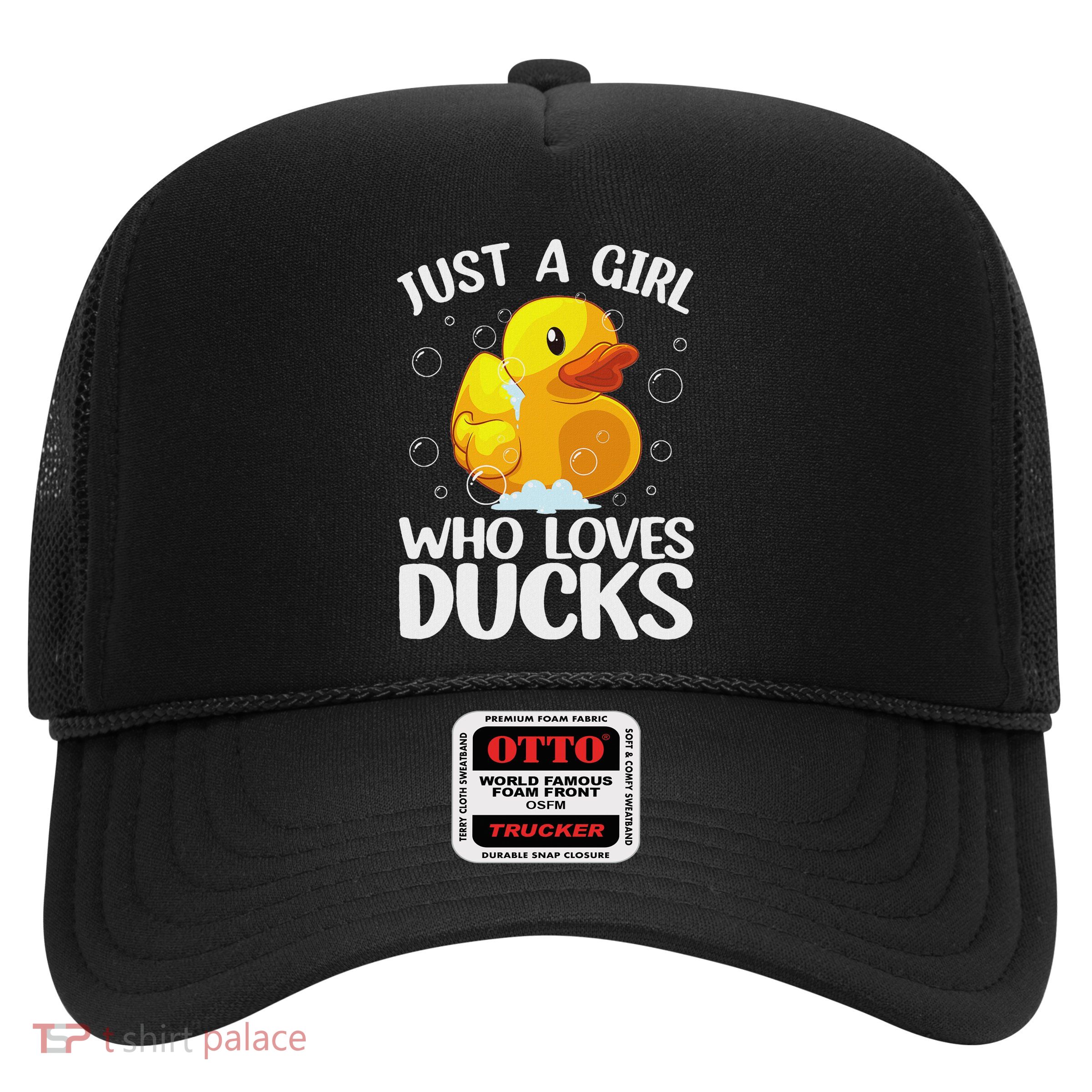 Cute Duck Art For Women Rubber Duck Lover Trucker Hat