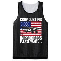 Crop Duster American Crop Dusting In Progress Please Wait Mesh Reversible Basketball Jersey Tank