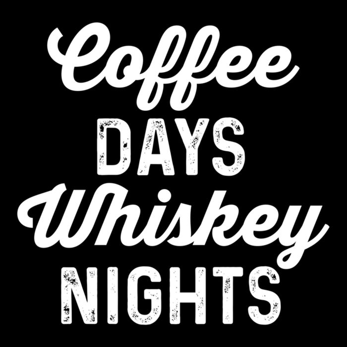 Coffee Days And Whiskey Nights Coffee And Whisky Gift Cooling Performance Crew T-Shirt