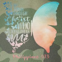 Can Do All Things Through Christ Who Strengthens Me Saying Legacy Tie Dye Trucker Hat