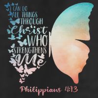 Can Do All Things Through Christ Who Strengthens Me Saying Cool Comfort Performance Bucket Hat