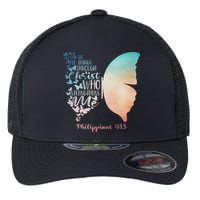 Can Do All Things Through Christ Who Strengthens Me Saying Flexfit Unipanel Trucker Cap