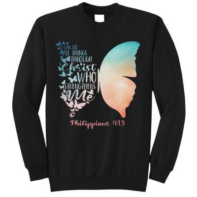 Can Do All Things Through Christ Who Strengthens Me Saying Sweatshirt