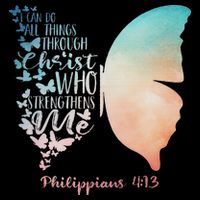 Can Do All Things Through Christ Who Strengthens Me Saying Impact Tech Backpack