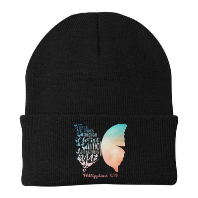 Can Do All Things Through Christ Who Strengthens Me Saying Beanie