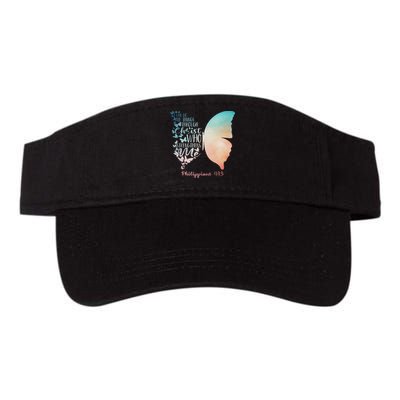Can Do All Things Through Christ Who Strengthens Me Saying Visor