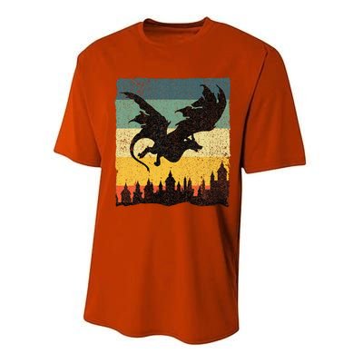 Cool Dragon Art For Women Mythical Performance Sprint T-Shirt