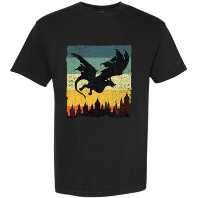 Cool Dragon Art For Women Mythical Garment-Dyed Heavyweight T-Shirt