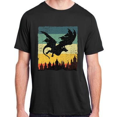 Cool Dragon Art For Women Mythical Adult ChromaSoft Performance T-Shirt