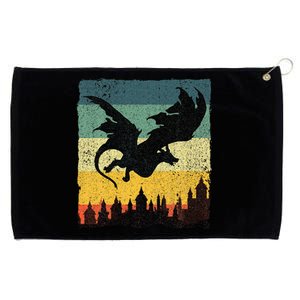 Cool Dragon Art For Women Mythical Grommeted Golf Towel