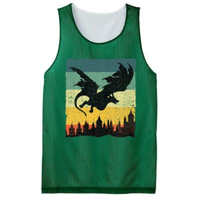 Cool Dragon Art For Women Mythical Mesh Reversible Basketball Jersey Tank