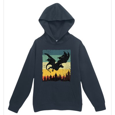 Cool Dragon Art For Women Mythical Urban Pullover Hoodie