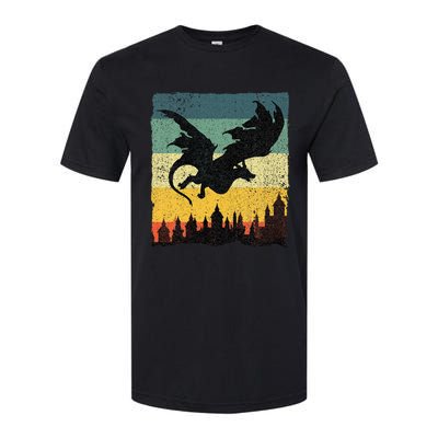 Cool Dragon Art For Women Mythical Softstyle CVC T-Shirt