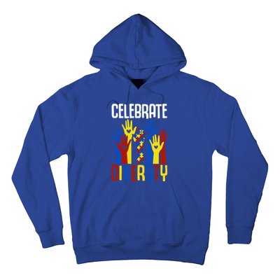 Celebrate Diversity Autism Awareness Month Gift Hoodie