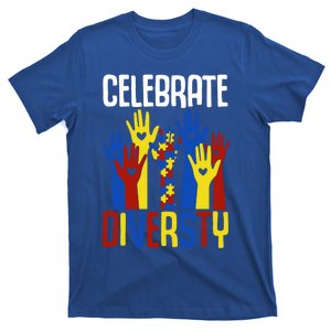 Celebrate Diversity Autism Awareness Month Gift T-Shirt