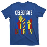 Celebrate Diversity Autism Awareness Month Gift T-Shirt