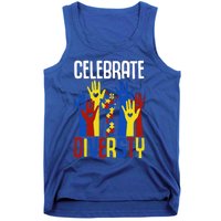 Celebrate Diversity Autism Awareness Month Gift Tank Top