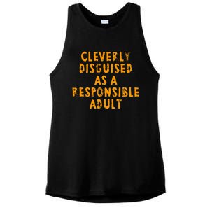 Cleverly Disguised As A Responsible Ladies PosiCharge Tri-Blend Wicking Tank