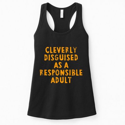 Cleverly Disguised As A Responsible Womens Tank Top