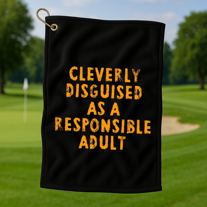 Cleverly Disguised As A Responsible Golf Towel