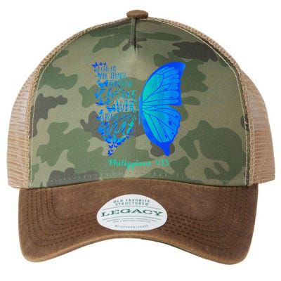 Can Do All Things Through Christ Who Strengthens Me I Gift Legacy Tie Dye Trucker Hat