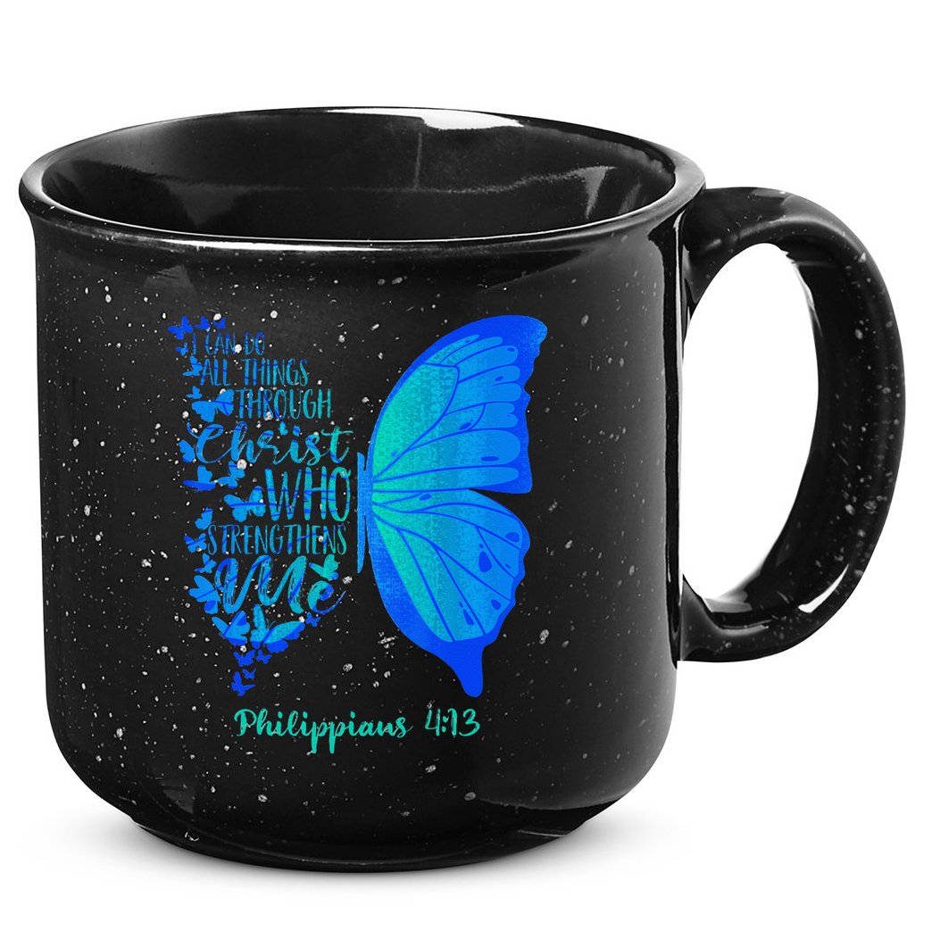 Can Do All Things Through Christ Who Strengthens Me I Gift 15oz Campfire Ceramic Mug
