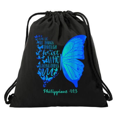 Can Do All Things Through Christ Who Strengthens Me I Gift Drawstring Bag