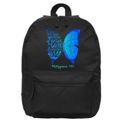 Can Do All Things Through Christ Who Strengthens Me I Gift 16 in Basic Backpack