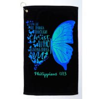 Can Do All Things Through Christ Who Strengthens Me I Gift Golf Towel
