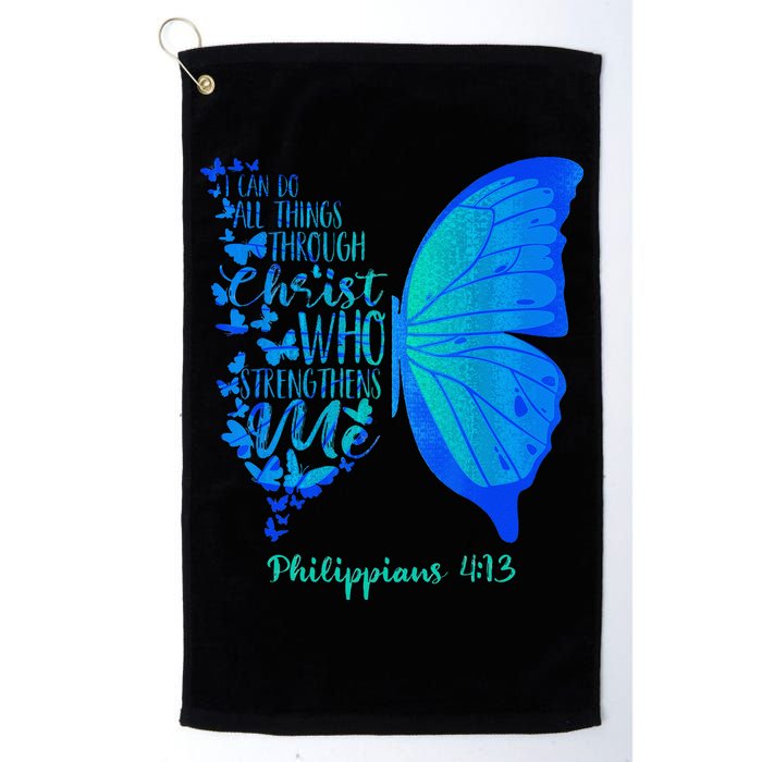 Can Do All Things Through Christ Who Strengthens Me I Gift Golf Towel