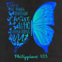 Can Do All Things Through Christ Who Strengthens Me I Gift Golf Towel