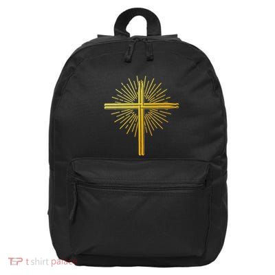 Cool Drummer Art Drum Christian Drummer 16 in Basic Backpack
