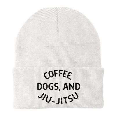 Coffee Dogs and Jiu Jitsu - BJJ Knit Cap Winter Beanie