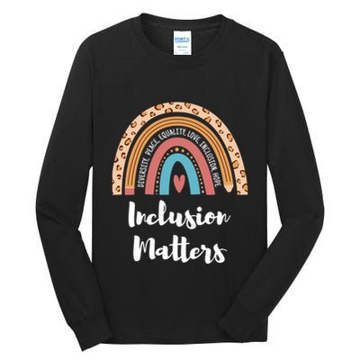 Cultural Diversity And Inclusion Earth Art Tall Long Sleeve T-Shirt