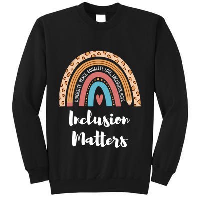 Cultural Diversity And Inclusion Earth Art Tall Sweatshirt