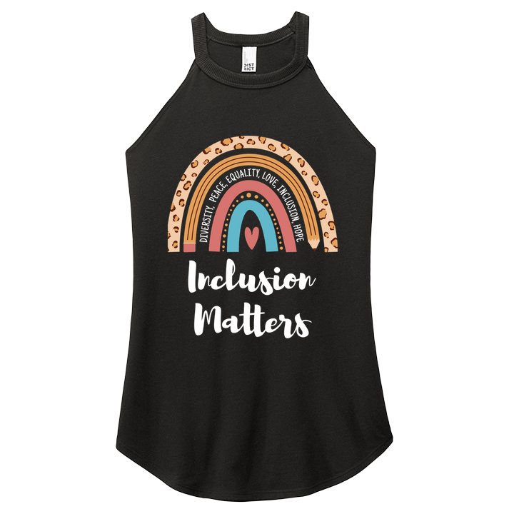 Cultural Diversity And Inclusion Earth Art Women's Perfect Tri Rocker Tank
