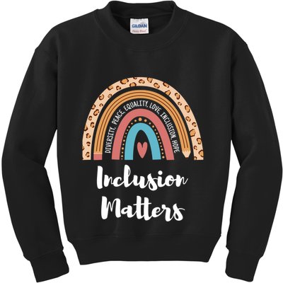 Cultural Diversity And Inclusion Earth Art Kids Sweatshirt