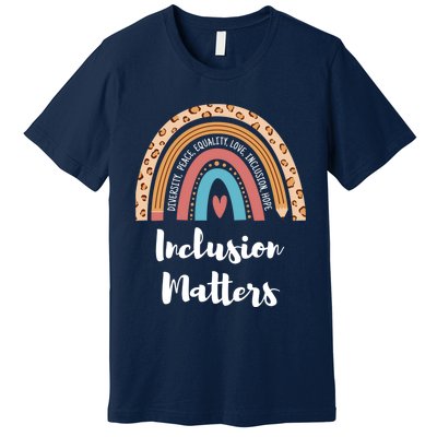 Cultural Diversity And Inclusion Earth Art Premium T-Shirt