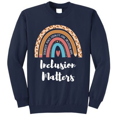 Cultural Diversity And Inclusion Earth Art Tall Sweatshirt