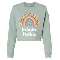 Cultural Diversity And Inclusion Earth Art Cropped Pullover Crew