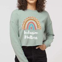 Cultural Diversity And Inclusion Earth Art Cropped Pullover Crew