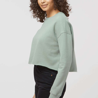 Cultural Diversity And Inclusion Earth Art Cropped Pullover Crew
