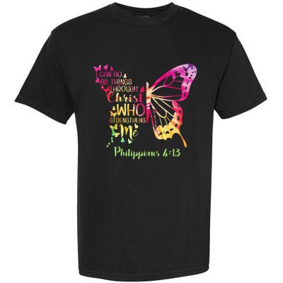 Can Do All Things Through Christ Who Strengthens Me I Garment-Dyed Heavyweight T-Shirt
