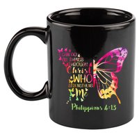 Can Do All Things Through Christ Who Strengthens Me I 11oz C Handle Ceramic Mug