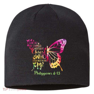 Can Do All Things Through Christ Who Strengthens Me I Sustainable Beanie