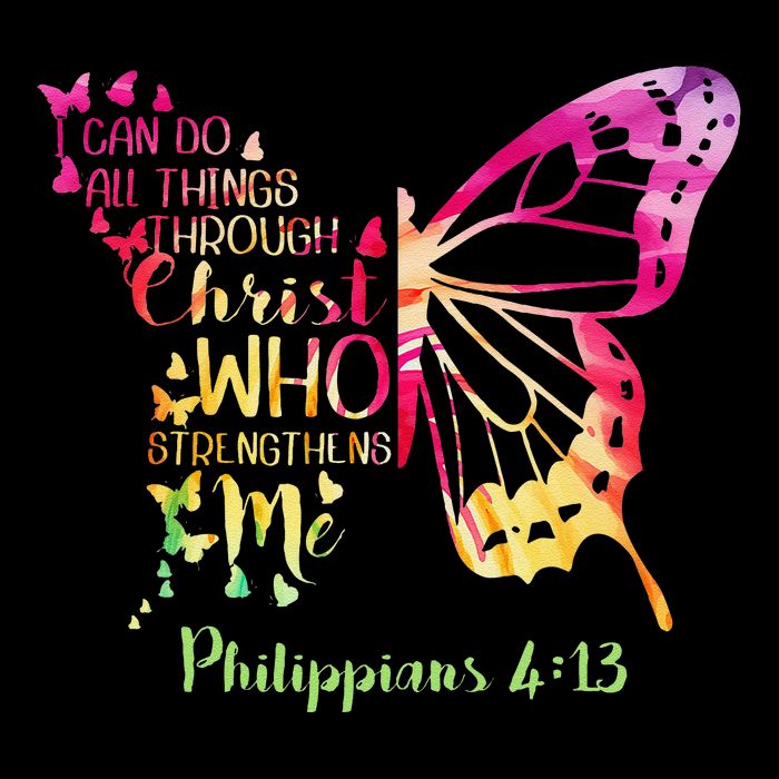 Can Do All Things Through Christ Who Strengthens Me I 16 in Basic Backpack