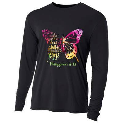 Can Do All Things Through Christ Who Strengthens Me I Cooling Performance Long Sleeve Crew