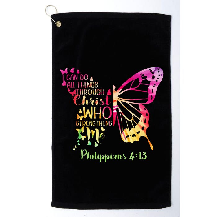 Can Do All Things Through Christ Who Strengthens Me I Golf Towel