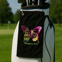 Can Do All Things Through Christ Who Strengthens Me I Golf Towel