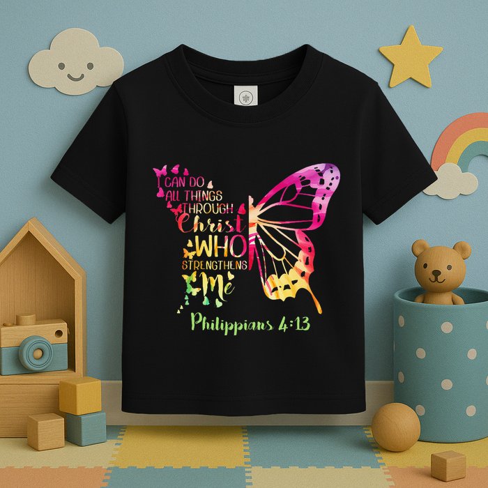 Can Do All Things Through Christ Who Strengthens Me I Toddler T-Shirt